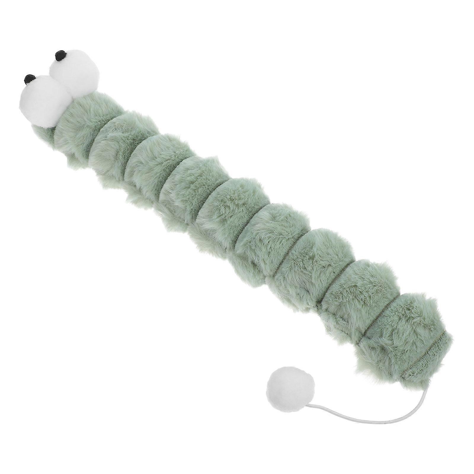 Catnip Plush Cat Toy for Indoor Cats Soft Interactive Pillow Light Green