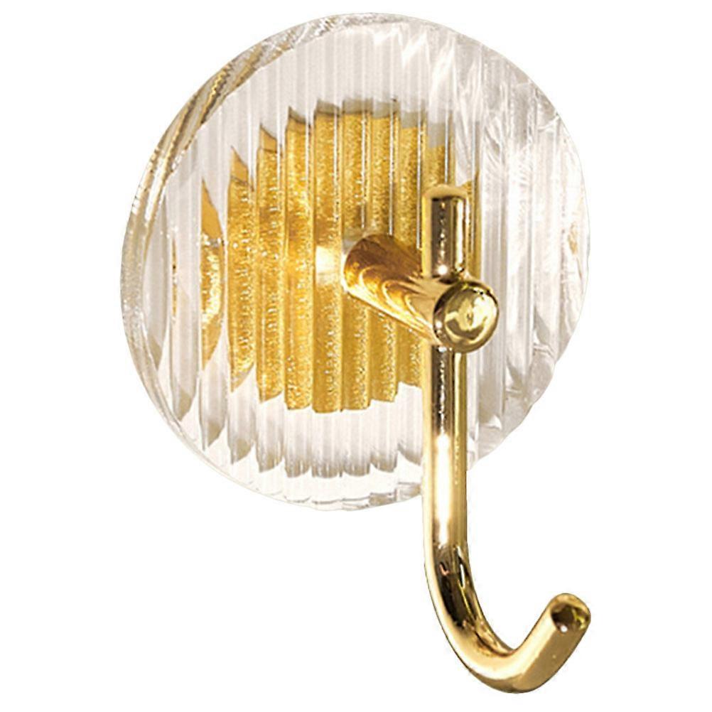 Bathroom Hook Wall Hanging Hook for 4Pcs Stick on Golden Set