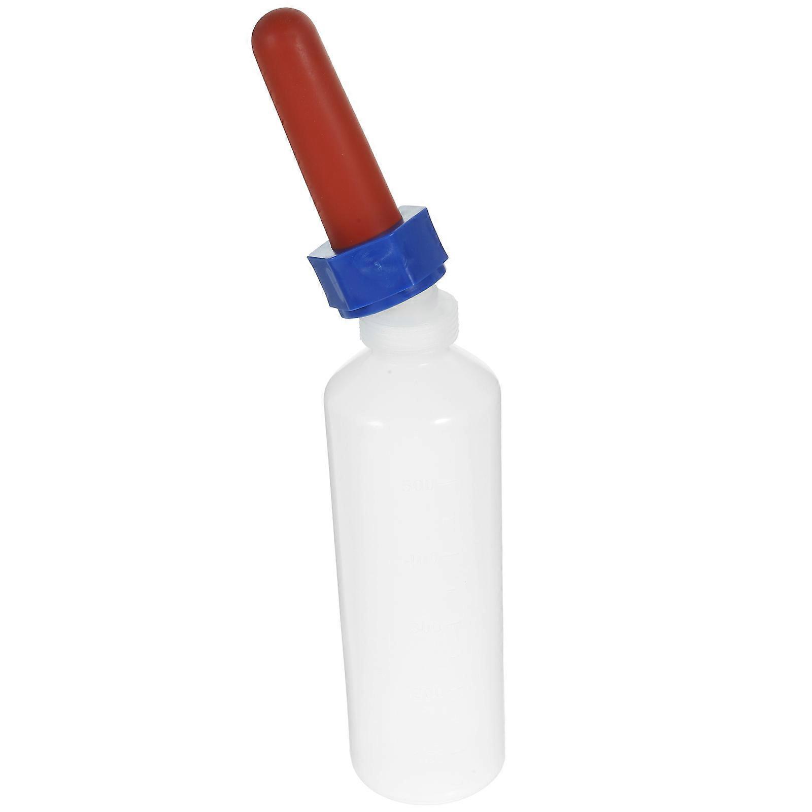 Animal Feeding Bottle 500ml Designed For Cattle And Calves Made Of Durable Plastic Perfect For Farming 3Pcs