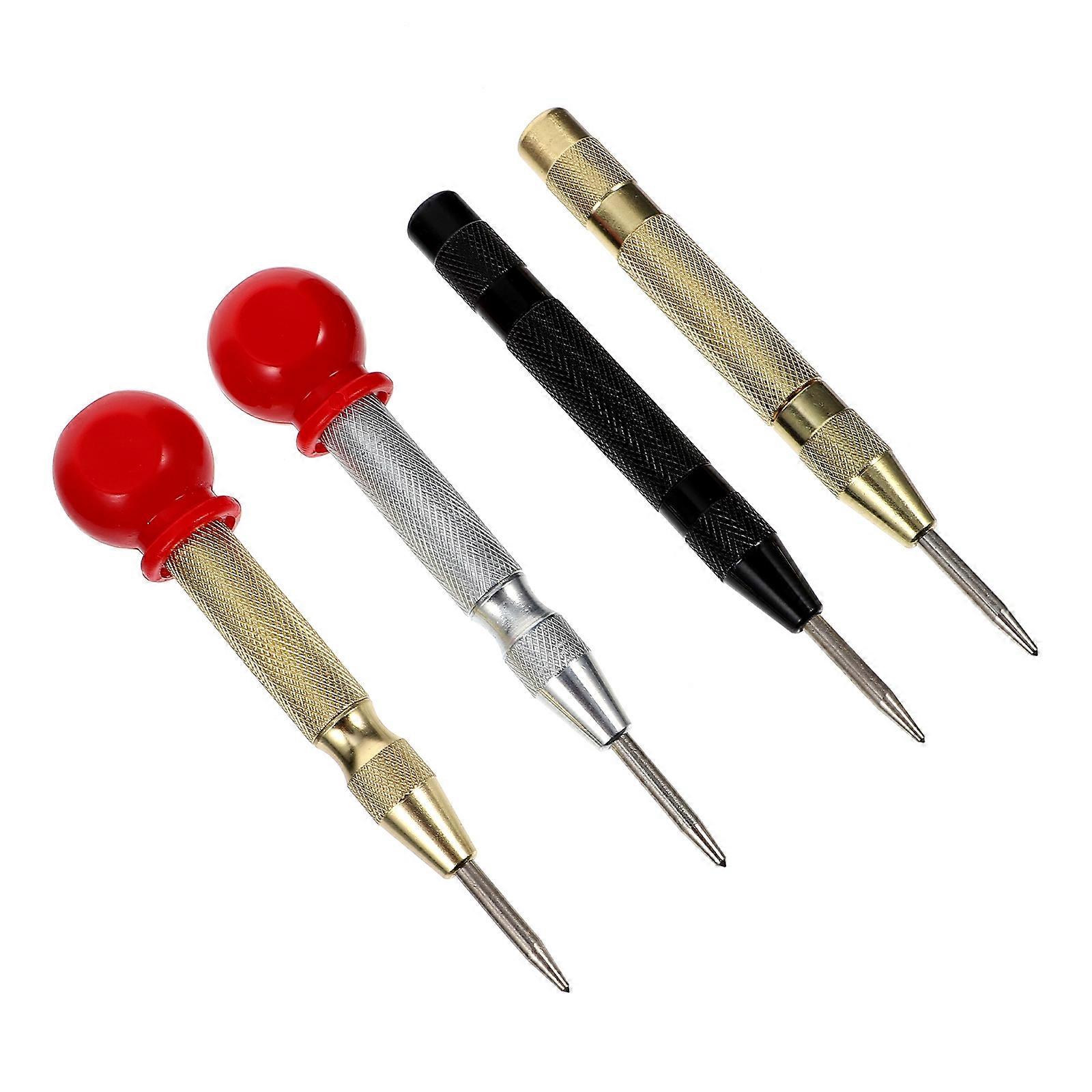 Center Punch for Drilling Position 4Pcs Assorted Colors