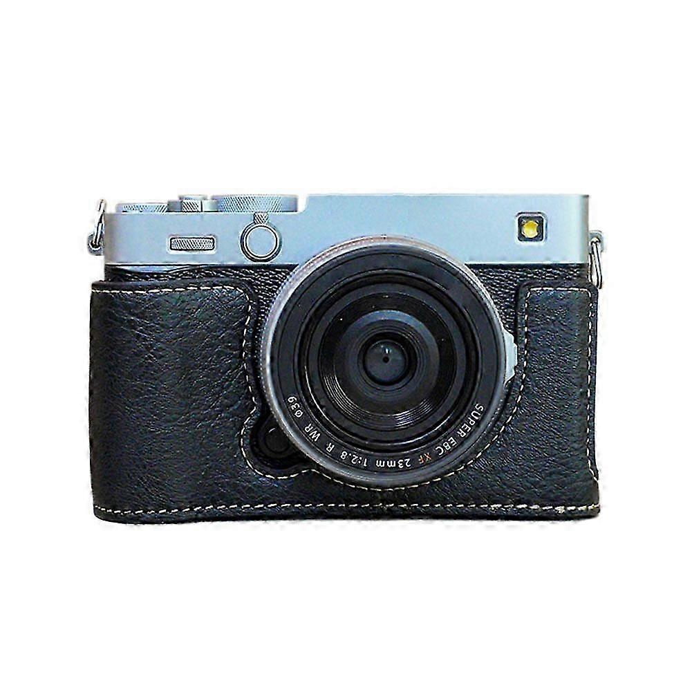 Half Case For Fujifilm X-E5 Leather Insert Xe5 Camera Cover Kontice Handmade