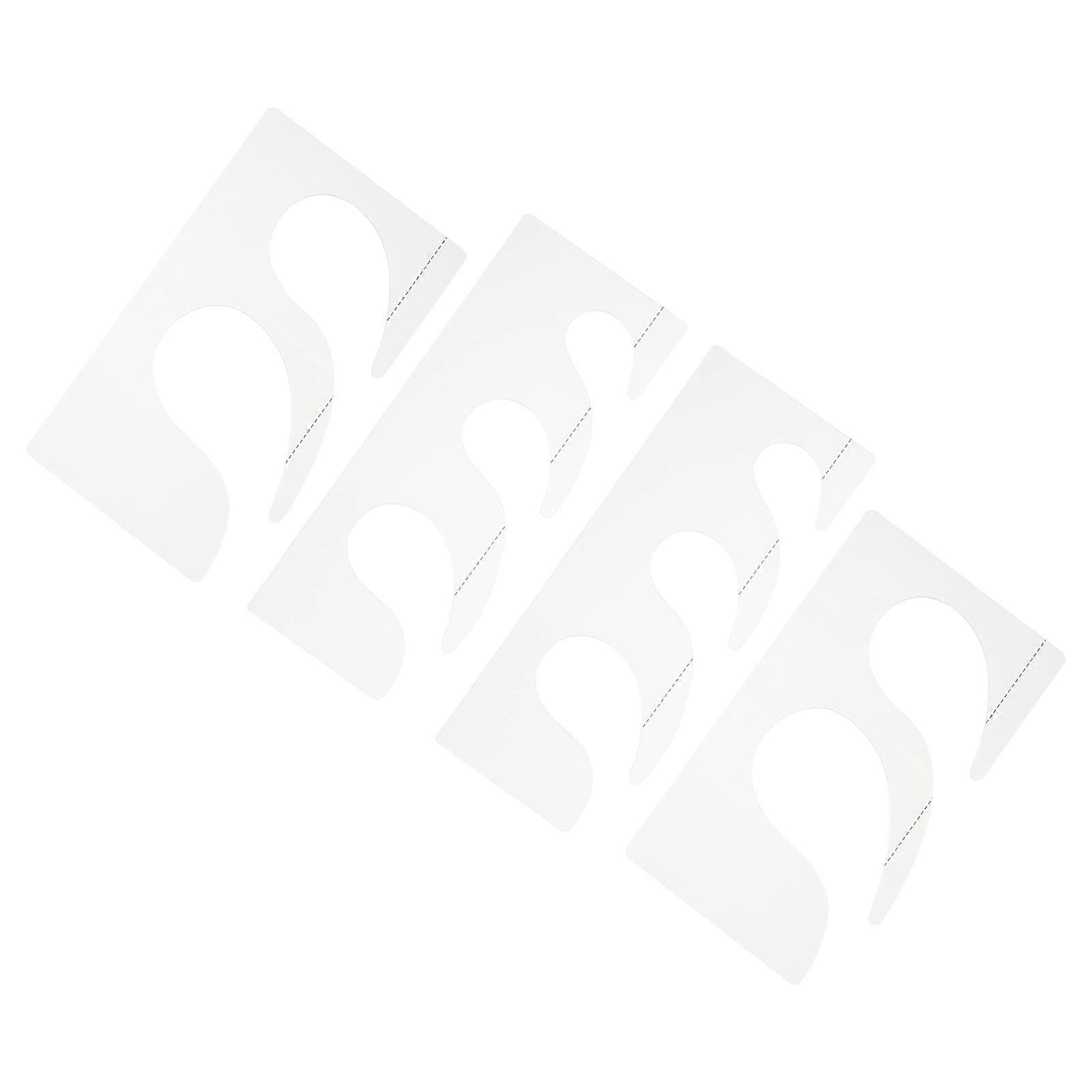 Plastic Quilting Template Ruler 19.5X7.8cm Simple Safe To Use 4Pcs