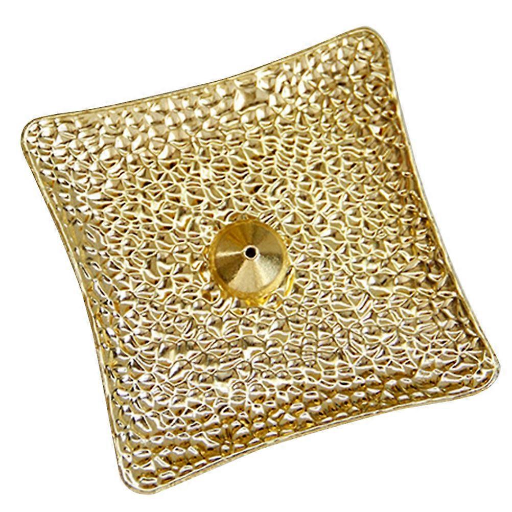 Incense Holder Copper Square Burner for Sticks 3Pcs Set for Home Use