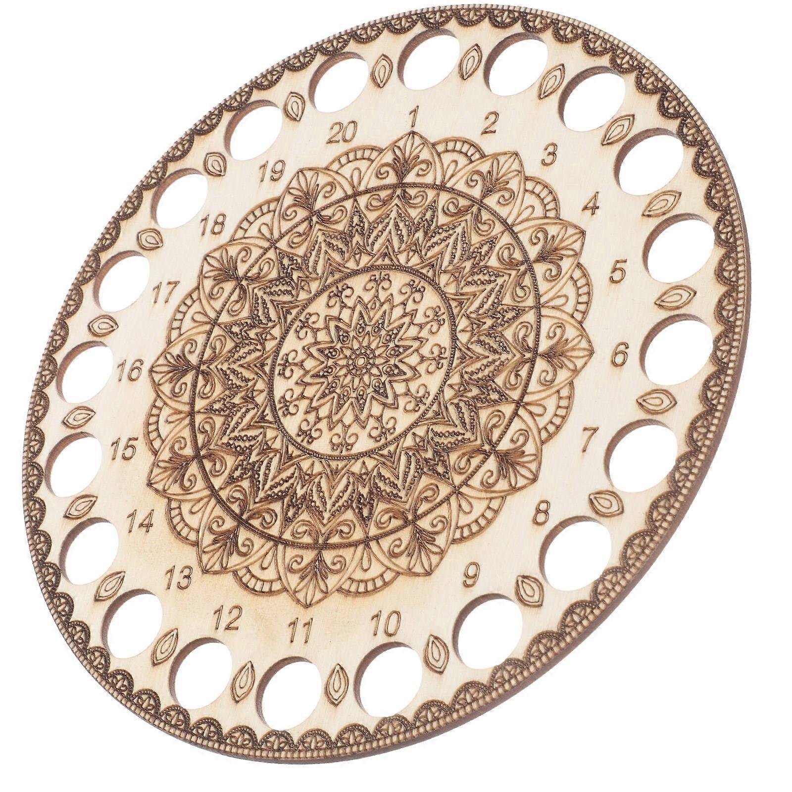 Sewing Thread Stand With Prevent Tangling Feature For Adults And Children 14x14cm Embroidery Floss Organizer 1Set