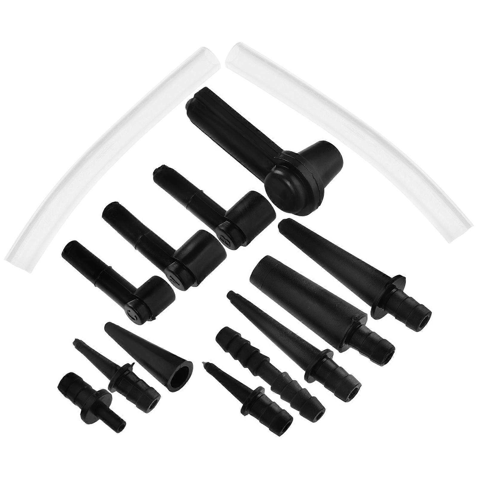 Black Brake Fluid Exchange Connector Kit for Brake Fluid Changer 2Sets