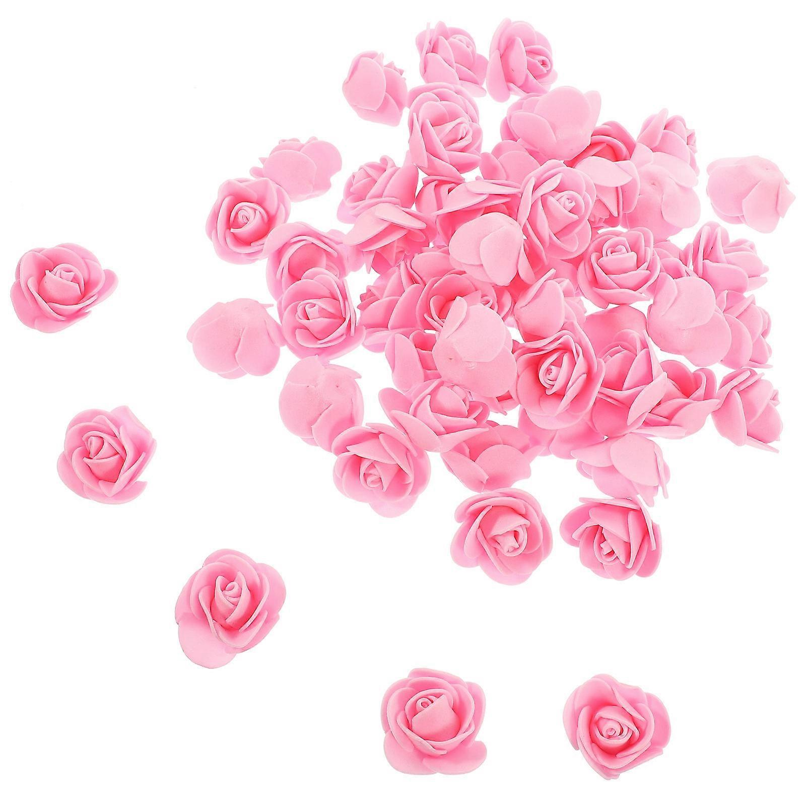 Foam Rose Head 800Pcs Pink Pe DIY-Versatility Artificial Flowers for Wedding Bouquet DIY Projects