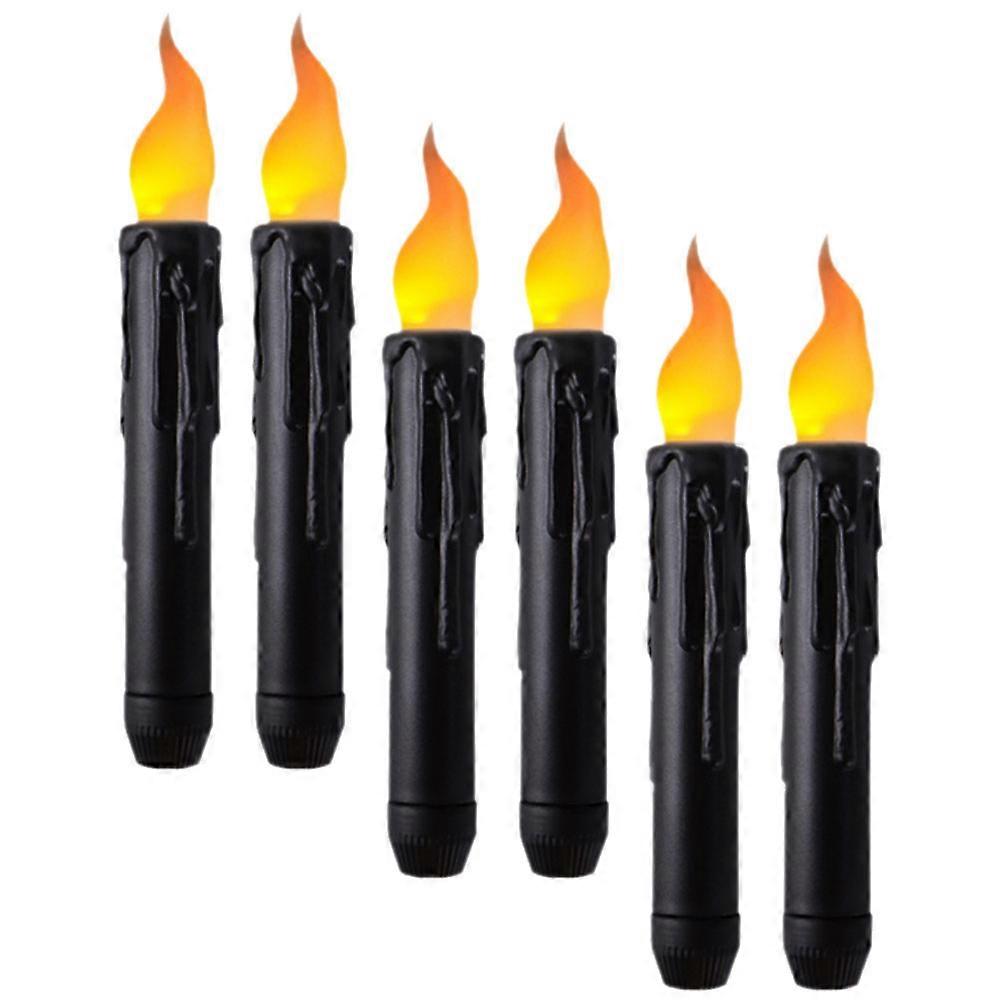 Flameless Taper Candles Battery Operated for 12Pcs Party Scene Decoration