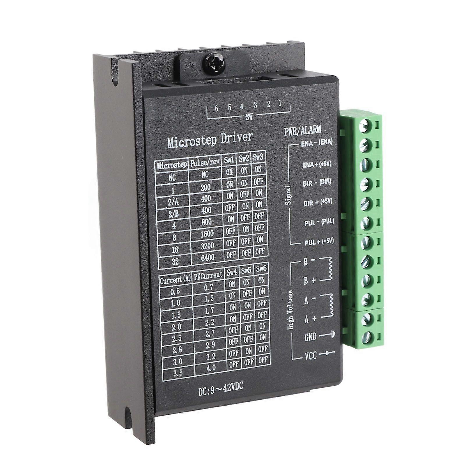 Stepper Motor Driver Aluminum High Speed Optical Isolation TB6600 NEMA 17/23/34 4.0A 42VDC