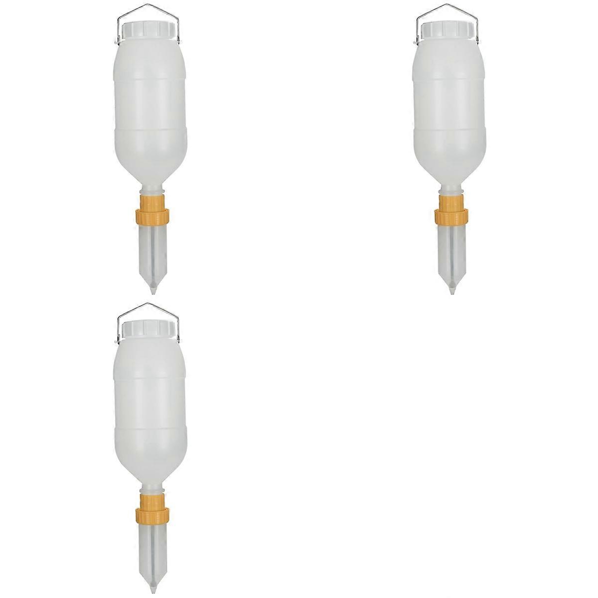 3X 2.5L Sauce Bottle Squeeze Bottle Hanging Sauce Dispenser Large Diameter Sauce Squeeze Bottle Hang