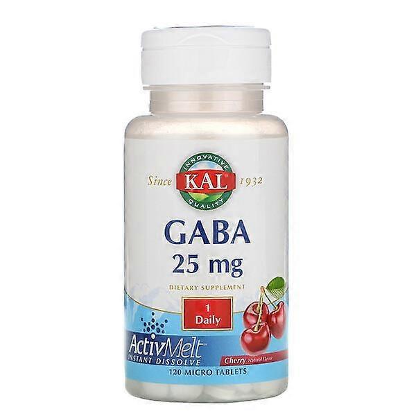 KAL, GABA, Cherry, 25 mg , 120 Micro Tablets