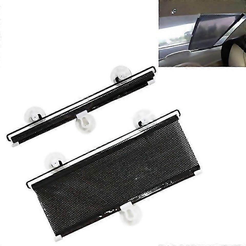 For Retractable Car Window Sun Shade For Automobile Back Windshield Size 125cm X 45cm Random Color D