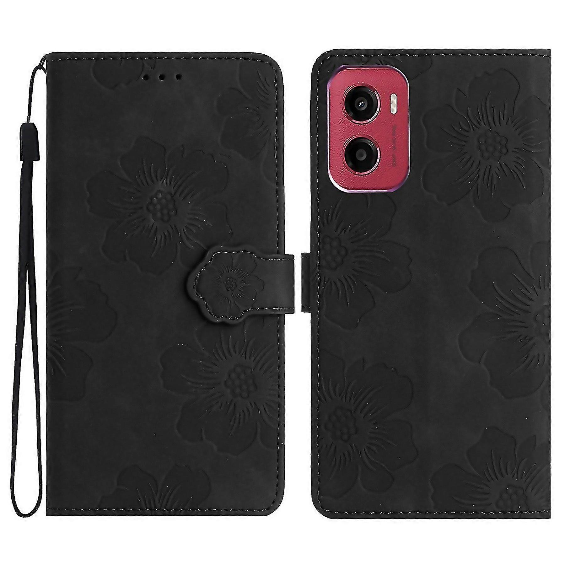 For Flower Embossing Pattern Leather Phone Designed For Modern Living