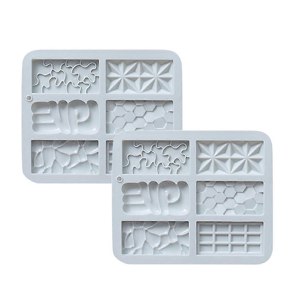 4 Pcs Multipurpose Silicone Molds For Cookies Ideal For Baking At Home Kitchen Hotel Parties 14.30X11.90X0.80CM Rectangular Shape