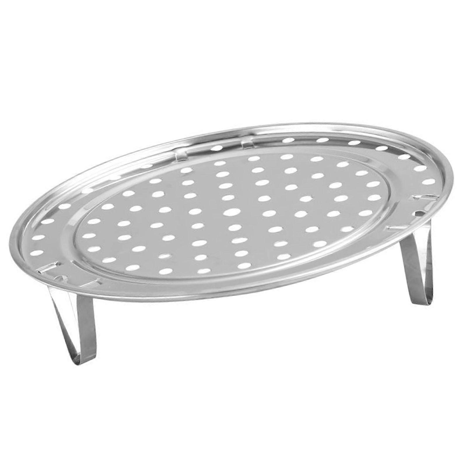 Steaming Rack With Removable Leg Stainless Steel Steam Tray Stand 22cm Bread Baking Kitchen Rack