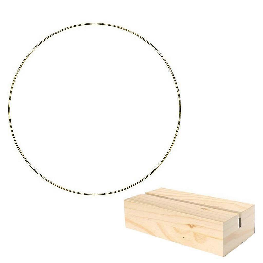 Round Backdrop Stand Hexagonal Arch Metal Hoop Desktop Garland Frame With Base