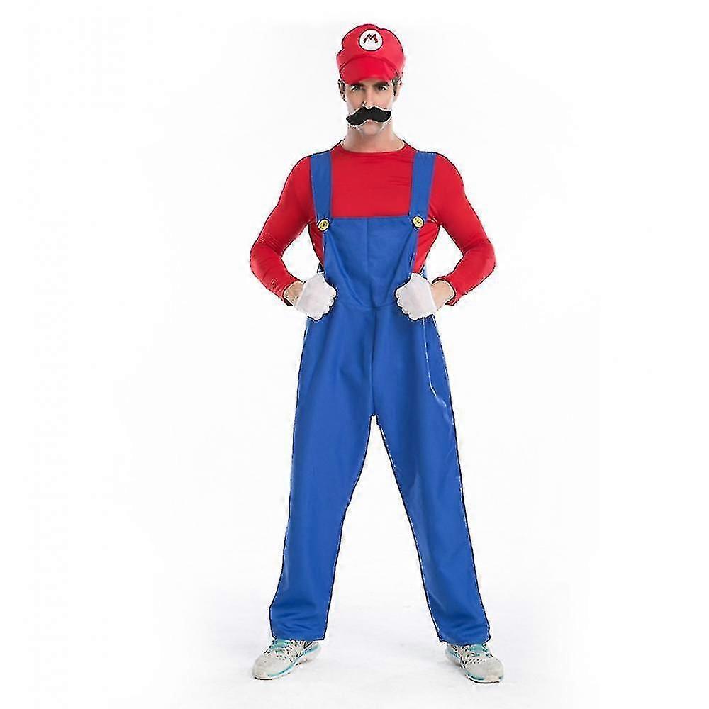 大人 ハロウィンコスチューム スーパーマリオ ルイージブラザーズ ファンシードレス コスプレドレス