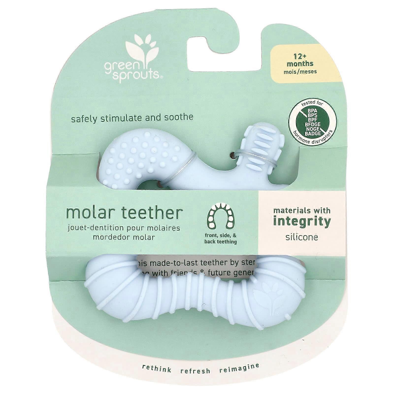 Molar Teether, Silicone, 12+ Months, 1 Teether