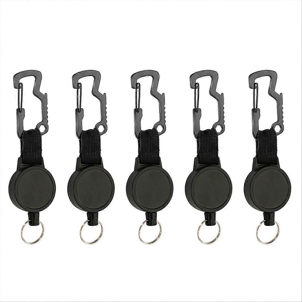 Retractable Keychain With Steel Wire Design,multifunction type