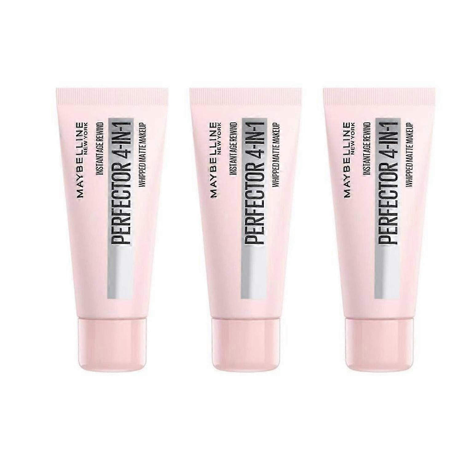 3 x Instant Anti Age Perfector 4-in-1 Whipped Matte Makeup - 00 Fair/Light