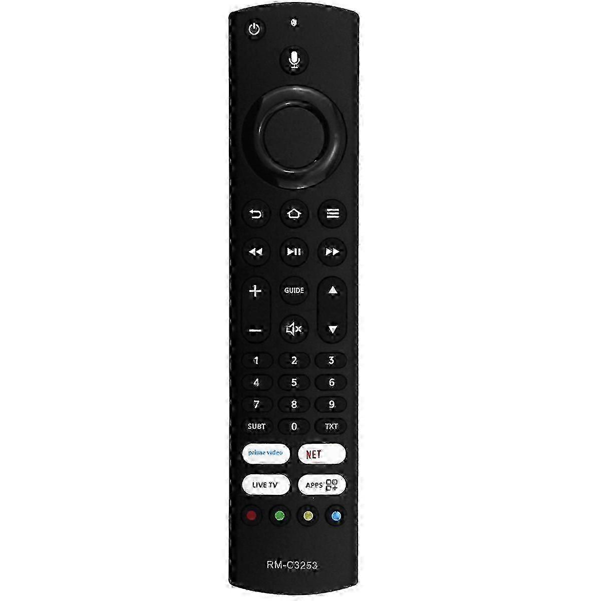 Replace RM-C3253 Voice Remote Control for JVC Fire TV LT-49CF890 LT-55CF890 LT-40CF890 LT-50CF890