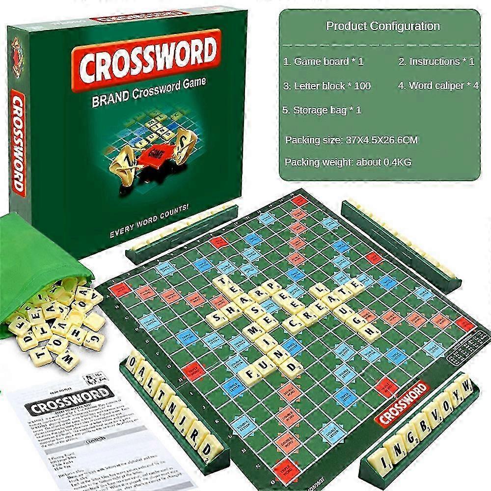 Spelling English Words Chess And Cards Childrens Parent-Child Party Scrabble Game Mini Alphabet Mahjong Table Game Toy