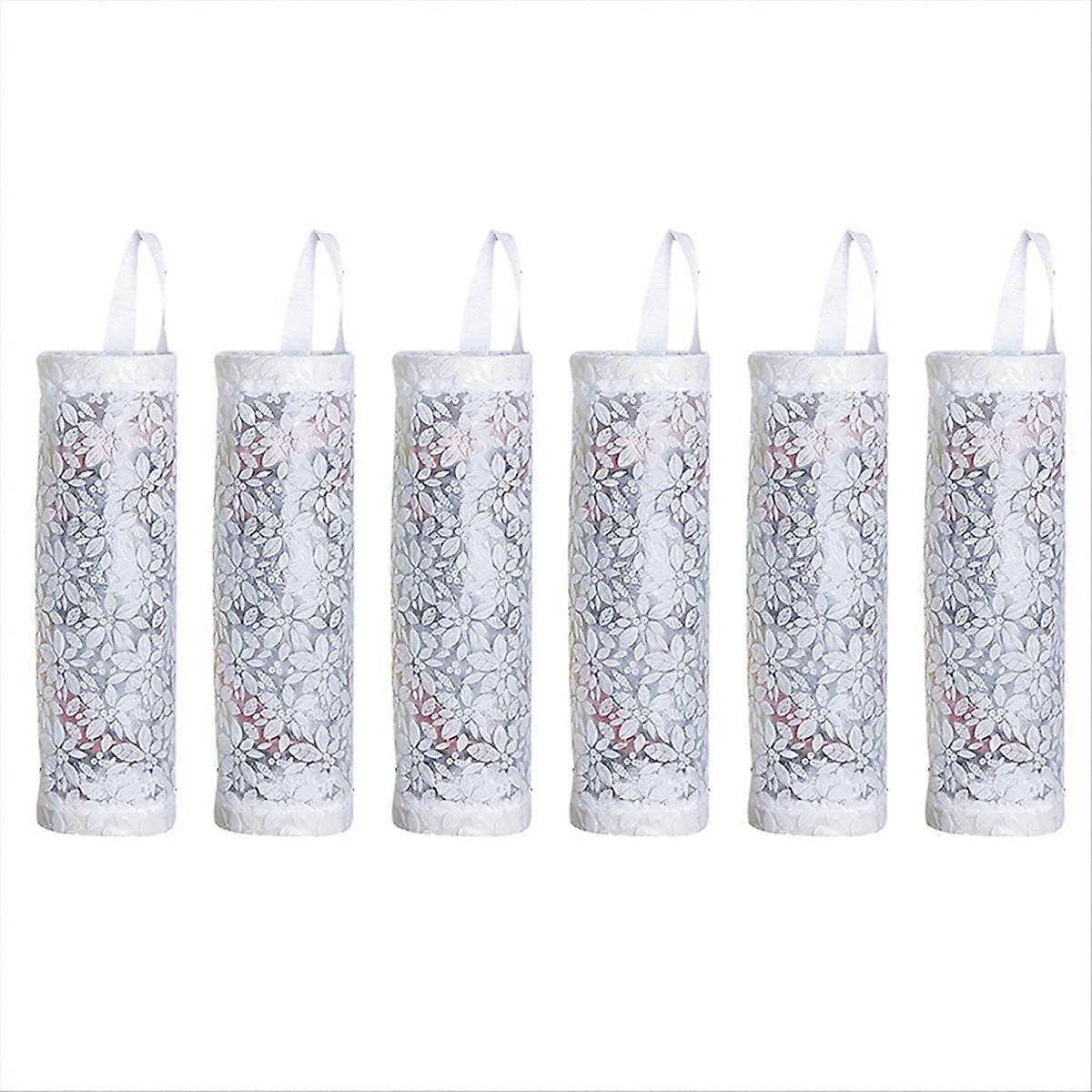 Plastic Bag Storage Rack, Kitchen Grocery Garbage Bag White