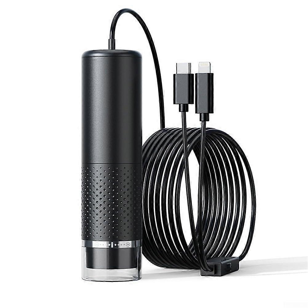 Portable Microscope 1600X Digital USB Microscope With 8 LED Illumination And Adjustable Focus For Android And iOS