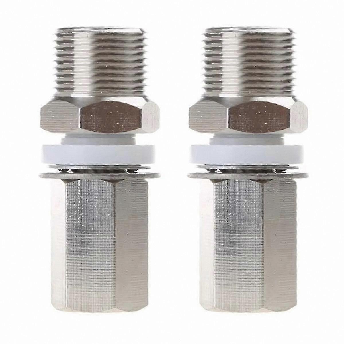 2Pcs 3/8-24 to SO239 Antenna Mount Adapter, SO-239 to 3/8-24 Threaded Adapter for Antenna Setup