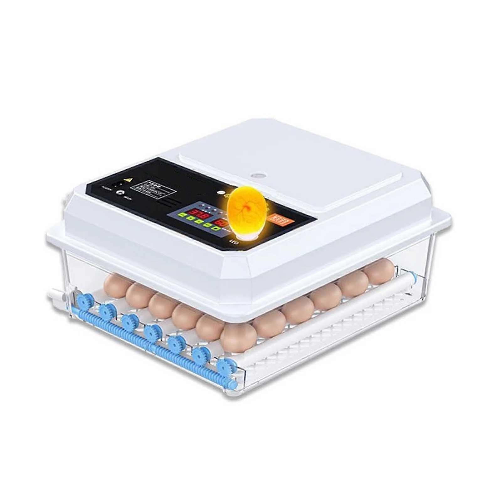 Automatic Incubator For Poultry Eggs, Temperature And Humidity Control, LED Candle Tester, Farm Use