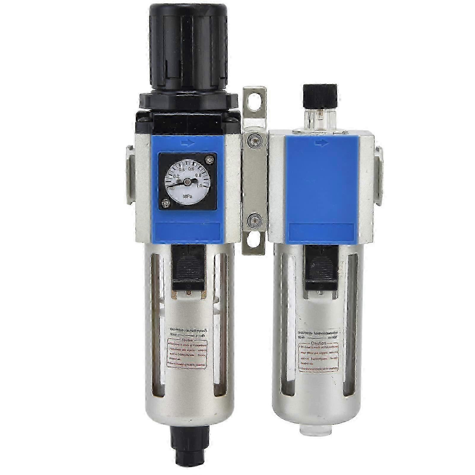 Air Compressor Filter Model GFC30008 FRL Combination Unit With Pressure Regulator Lubricator Water Oil Separator