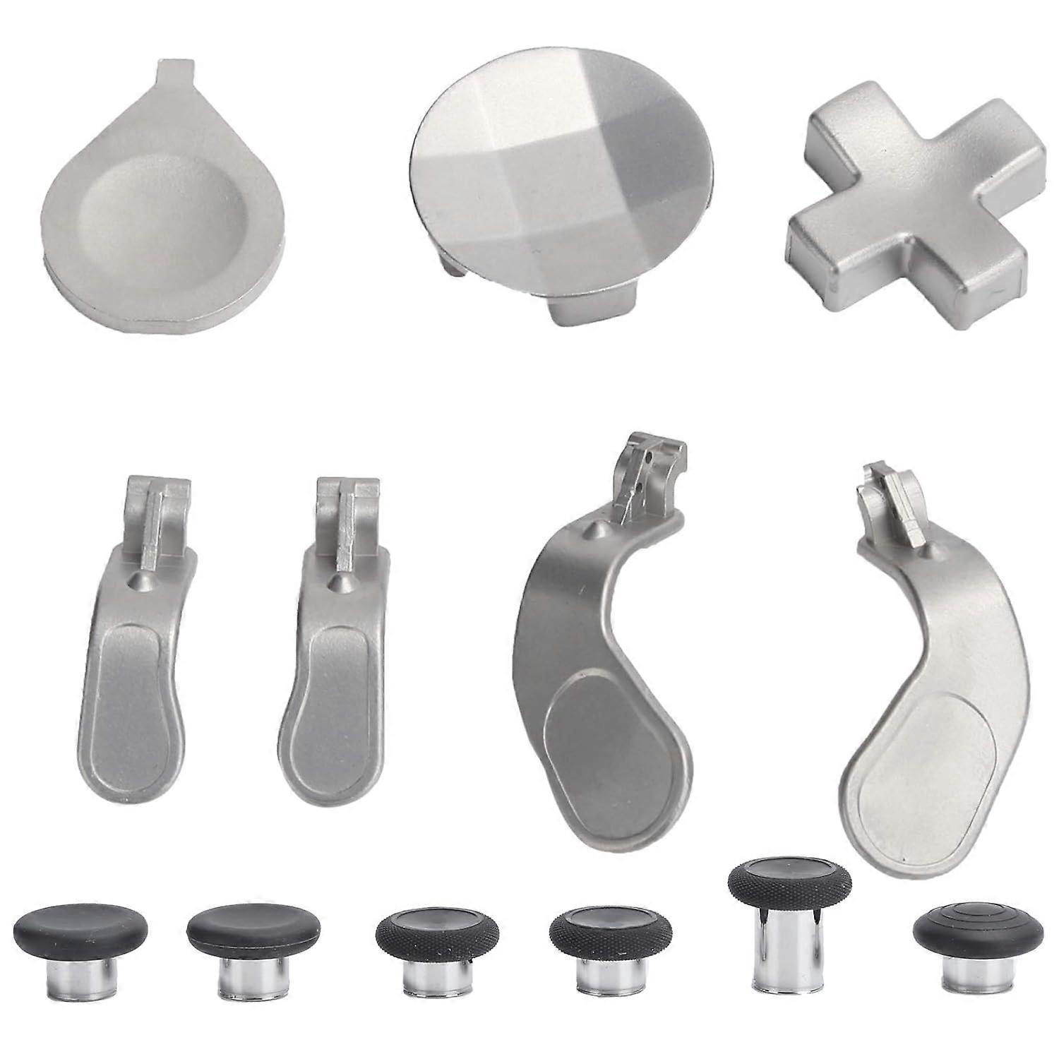 Game Controller Paddles Set with Thumbsticks Replacement for X BOX ONE ELITE Series 2 Metal Material Easy Install