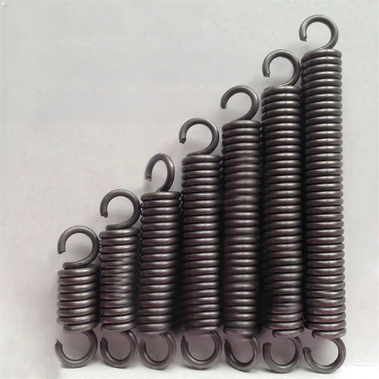 Tension Spring 145mm Length, 25mm Diameter, 2.5mm Wire, Dual Hook Extension Spring