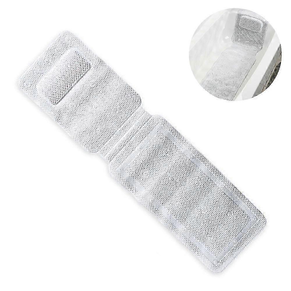 Bath Mat, Pillow Mat, Bath Mat with Pillow, Non-slip Spa Pillow, Strong Non-slip Suction Cups, Comfortable Headrest and Body Support