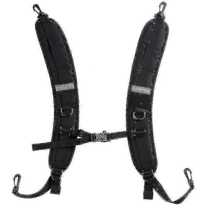 Adjustable Padded Shoulder Straps Black for Backpack Dry Bag