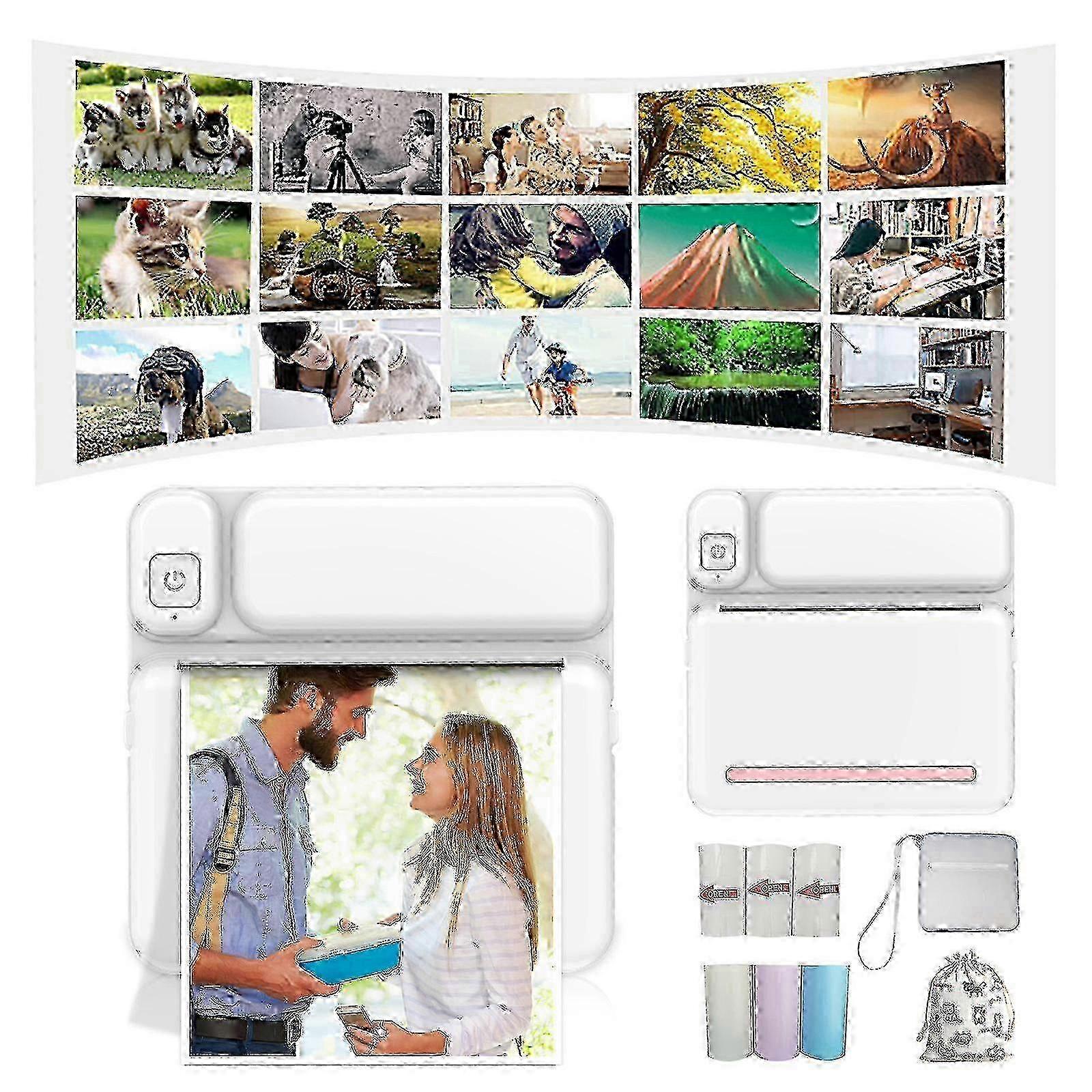 Portable Bluetooth Thermal Printer - 57mm Mini Wireless for Android IOS FLYE1984