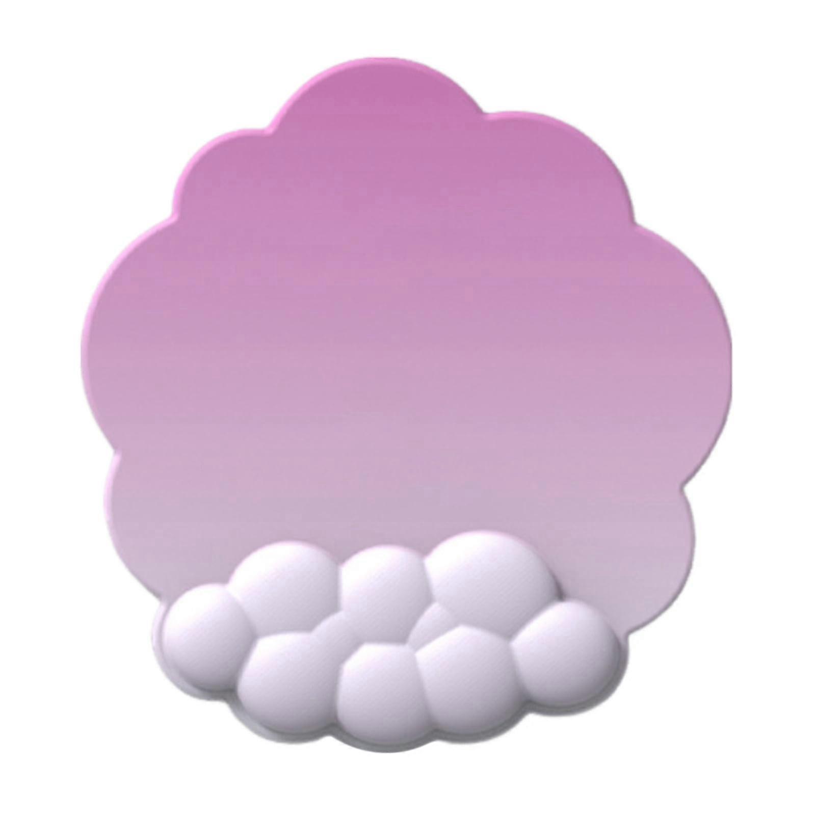 Bluethy Gradient Cloud Mouse Pad with Ergonomic Memory Foam Wrist Rest, Anti-slip Cushion for Pain Relief - Compatible with PC