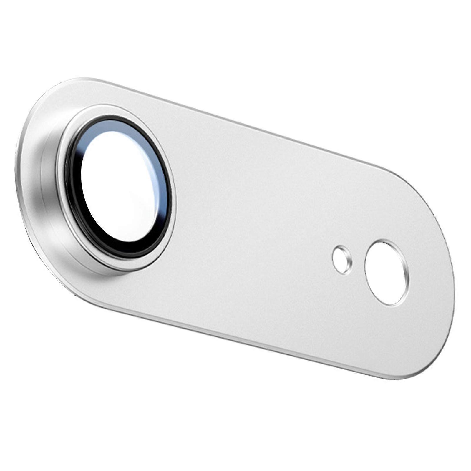 Raised Edged Lens Protector With Matte Surfaces Technology For Phone Precise Openings Scratch Resistant Tempered Glass  Silver