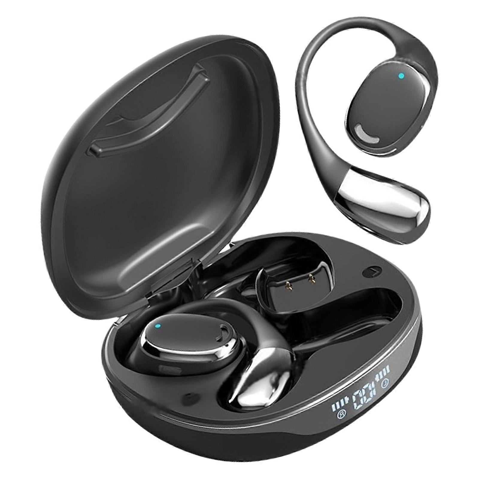 Translator Device Simultaneous Translation Translator Earbuds Bluetooth-compatible Real Time Translator Fast Reaction  Black