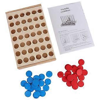 Legno classico Formazione educativa per bambini Dama da tavolo Set Pezzi di gioco per famiglie