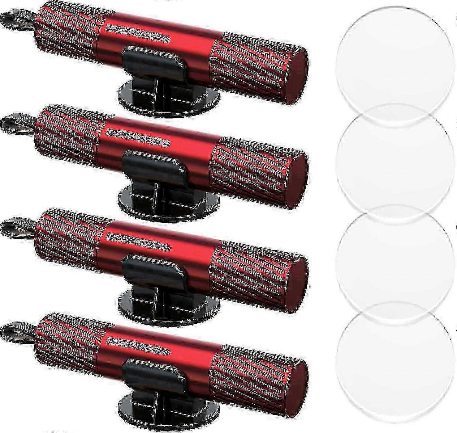 4-pakning nødvindusbryter og sikkerhetsbeltekutter - Safety Hammer Edition 0919