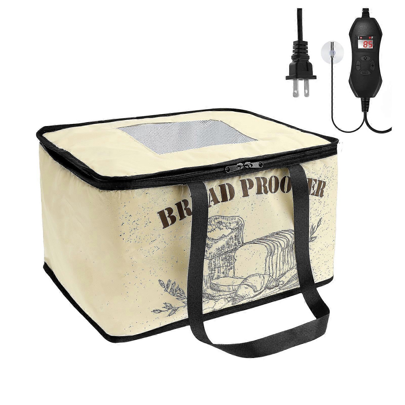 Folding Bread Proofing Box with Temperature Timer Control Dough Proofer Proofing Box for Sourdough Bread Baking Pizza Multicolor