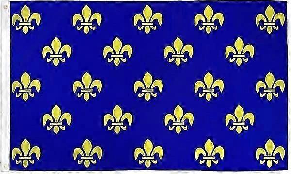 Fleur De Lis (Blue Multi) Flag Mode A-3952