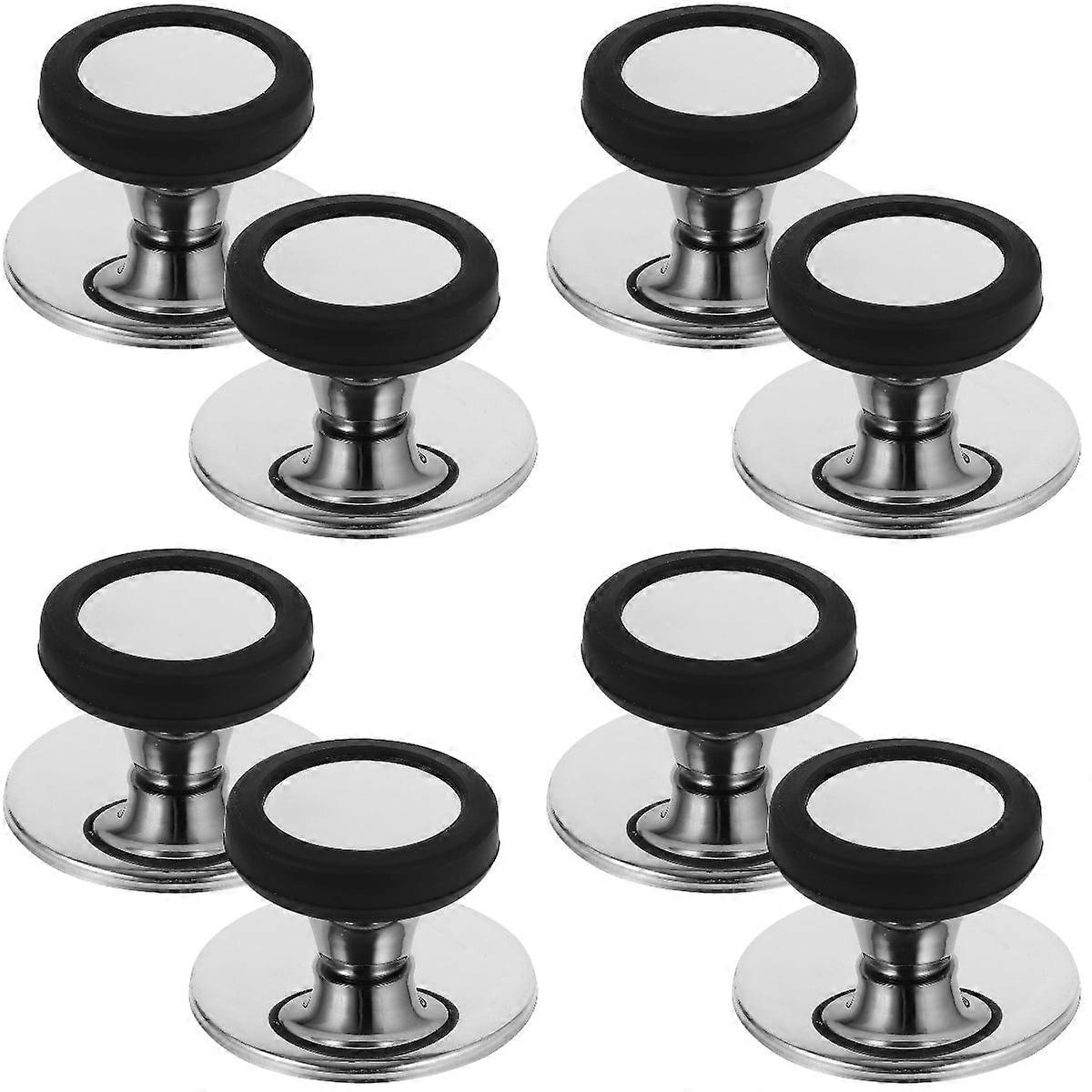 8 pcs Stainless Steel Lid Knobs Household Pot Lid Handles Replacement Pan Lid Knobs