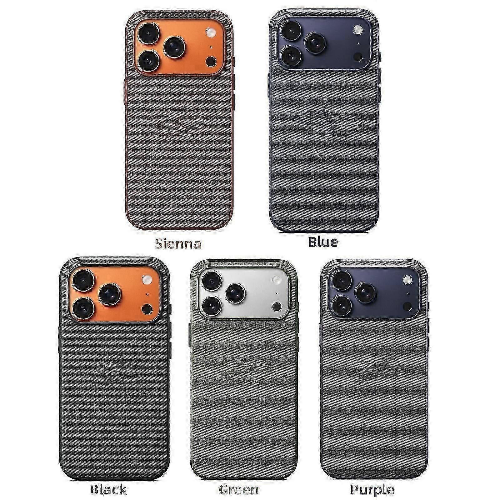 For iPhone 17 Pro Max TechWoven Case with MagSafe Protective Cover Sienna & Logo