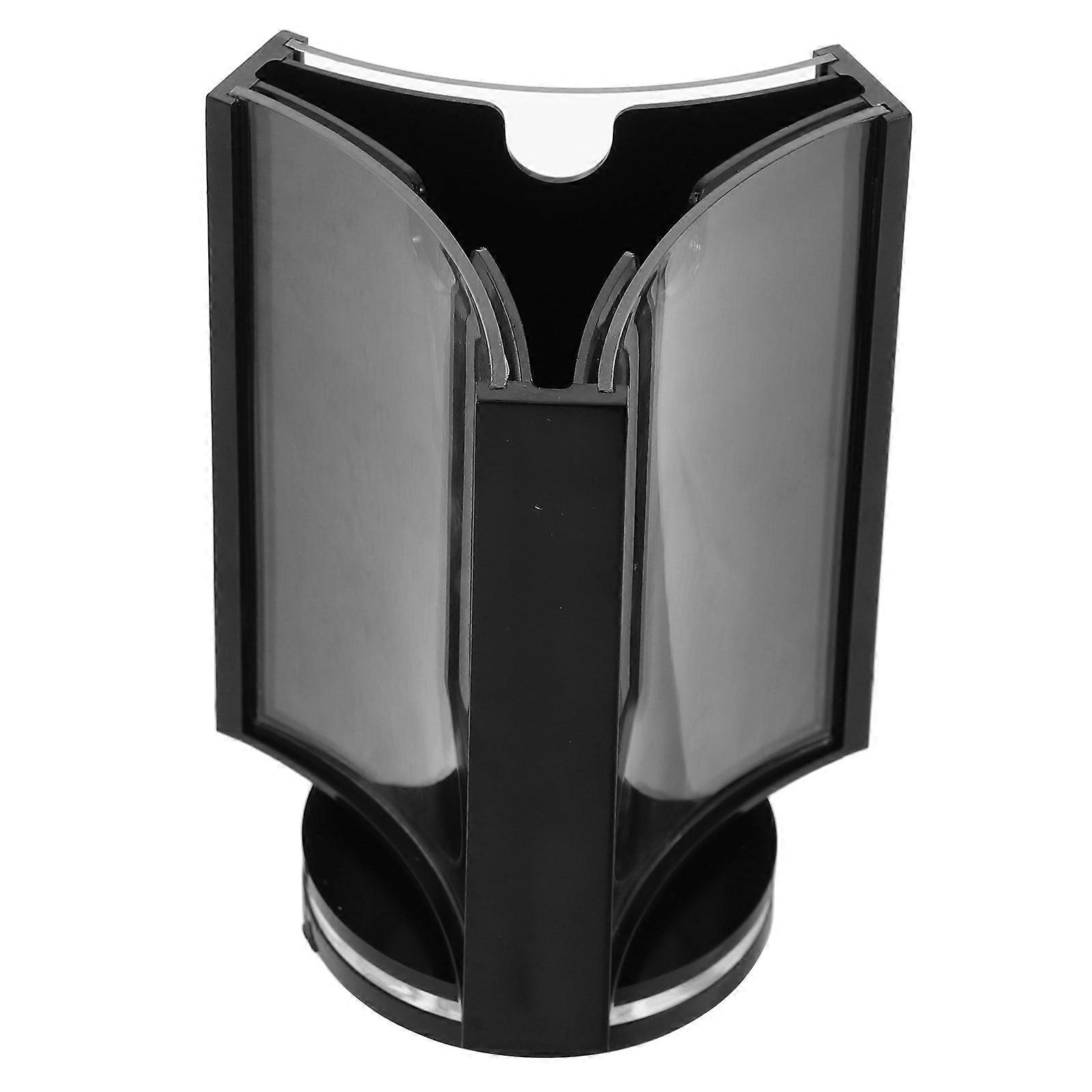 Menu Display Stand For Cafes And Bars 2Pcs Triangular Acrylic Rack Ideal For Business Presentations Easy Viewing