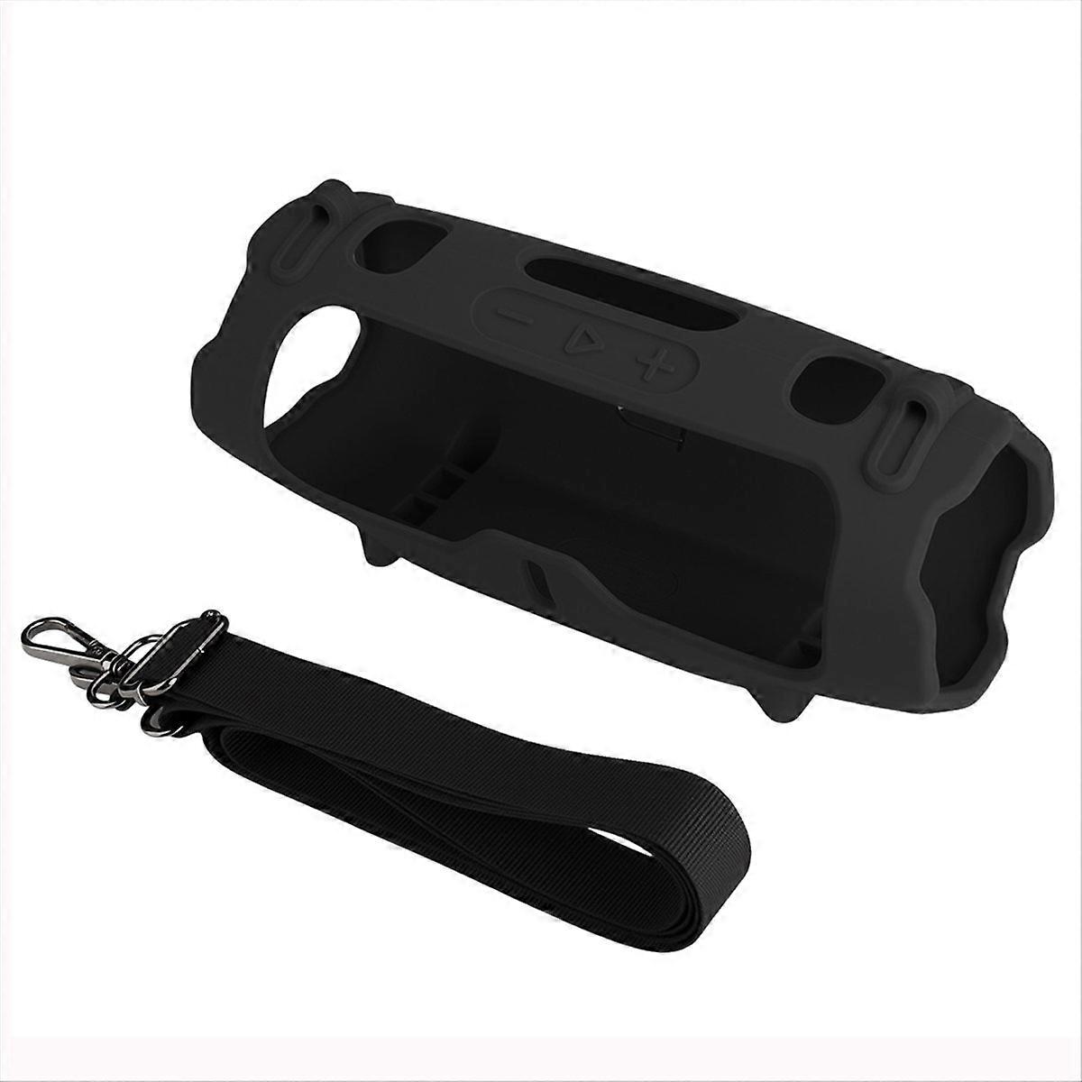  Silicone Cover Case for Charge 6 Bluetooth Speaker, Black