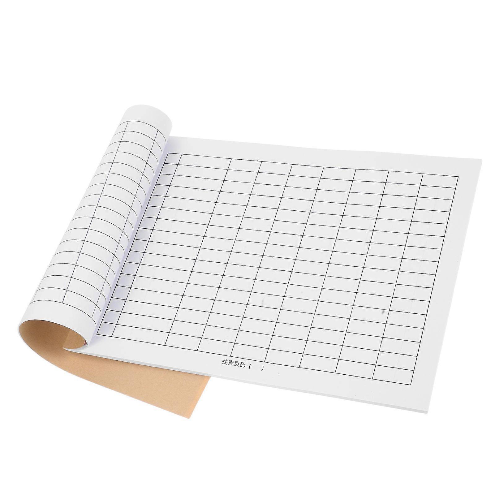 Inventory Ledger Book for Office Use with Clear Grid Layout