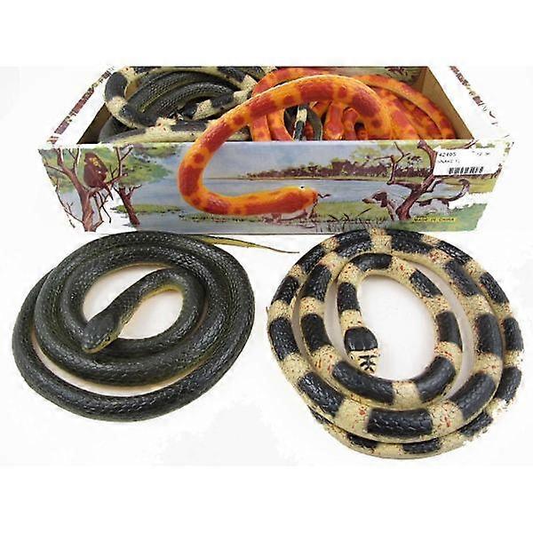 Rubber snake, black Black