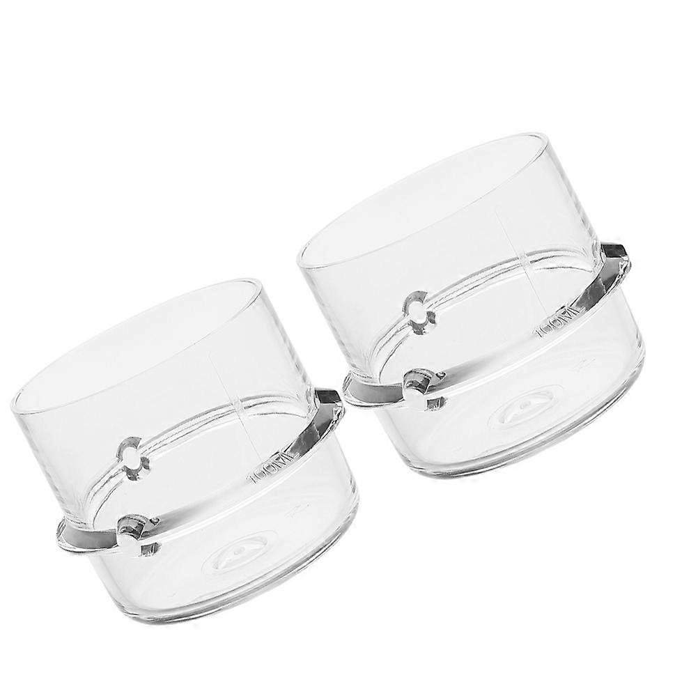 Transparent Sealing Cap for 100ml Measuring Cup Cover Plastic Kitchen