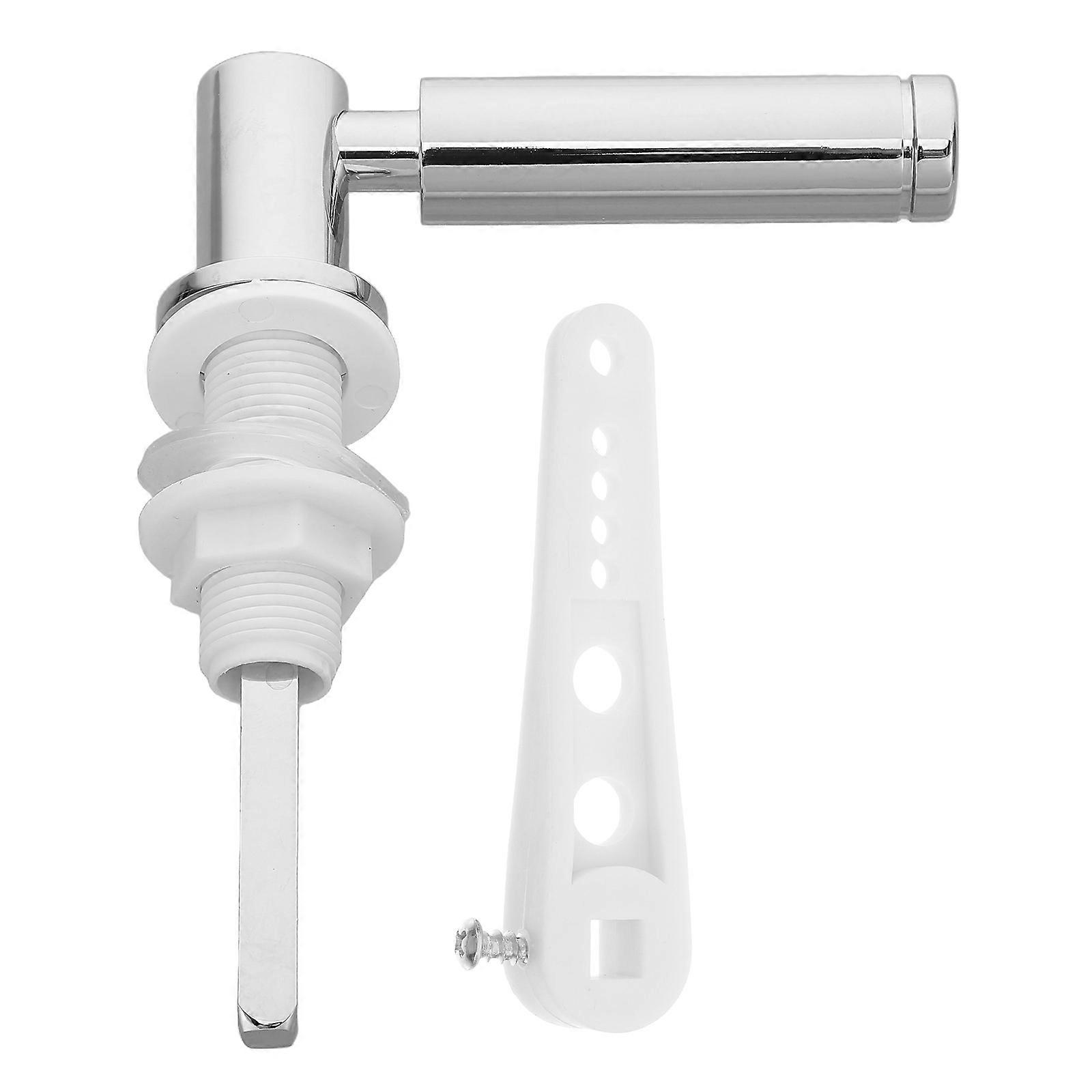 Toilet Handle Replacement Kit for Bathroom Installation with Durable Alloy 1Set